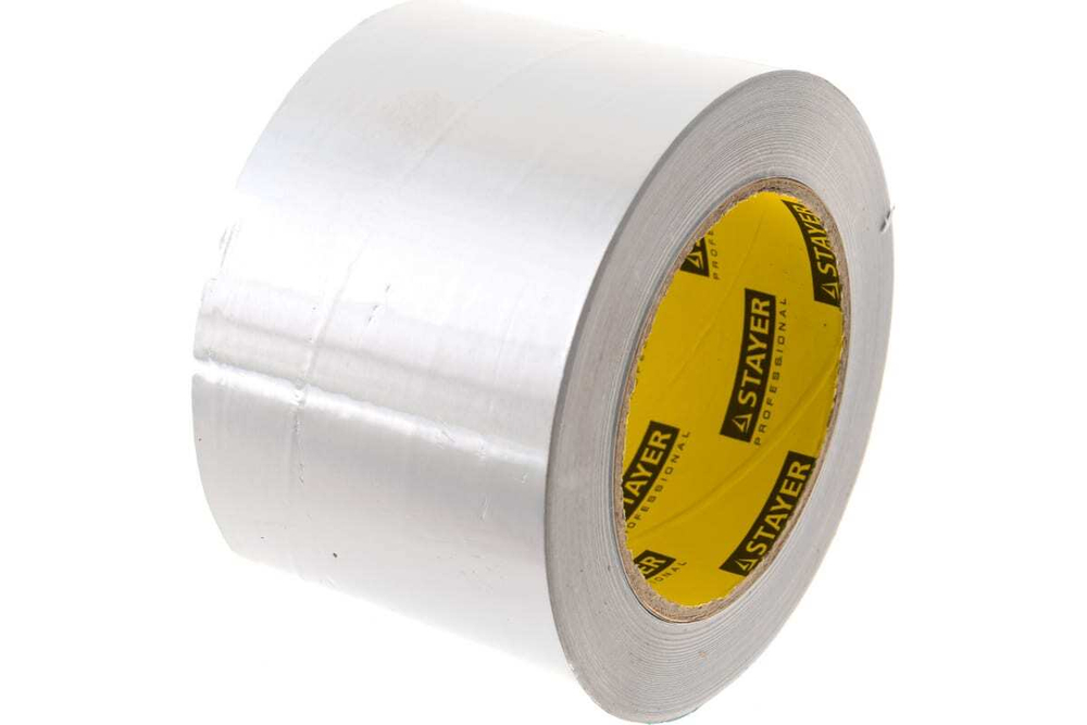 Алюминиевая лента STAYER Professional, до 120С, 50мкм, 75мм х 50м 12268-75-50