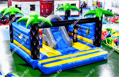 Надувной батут "Компания клоунов"