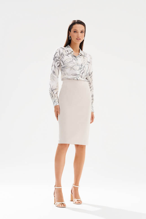 4939 Юбка женская (бежевый меланж)