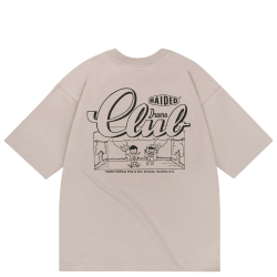 Футболка Haided DRAMA CLUB RLXD HW TEE grey.beige