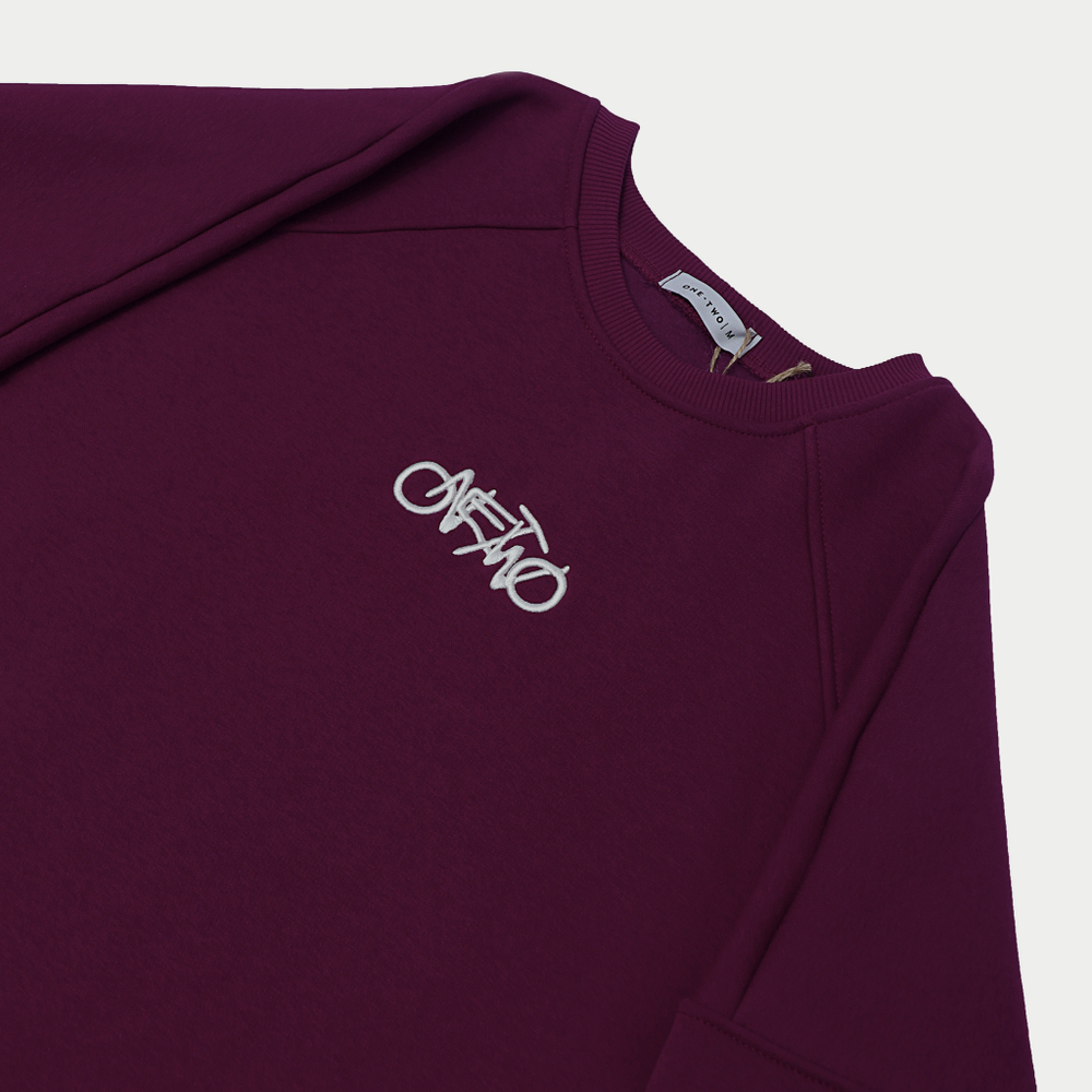 Raglan Sweatshirt Magenta Purple