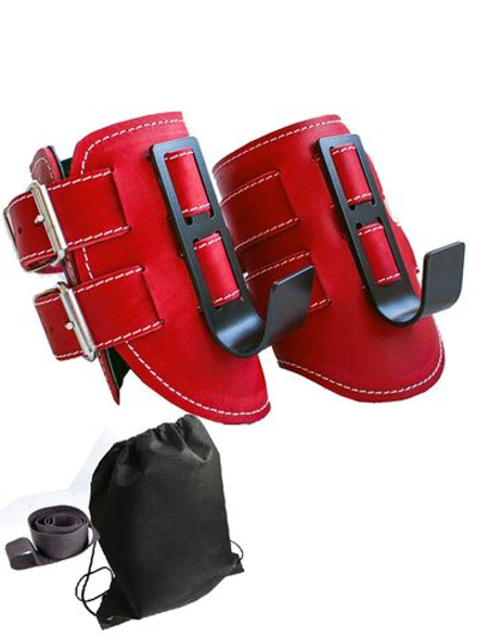 Ботинки гравитационные (инверсионные) кожаные Rekoy FG08, размер универсальный, красные