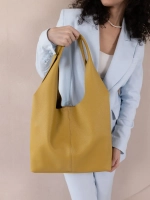 Сумка через плечо шоппер натуральная кожа