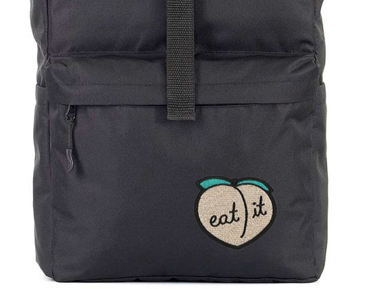 Нашивка термоаппликация на одежду и на рюкзак. Eat it