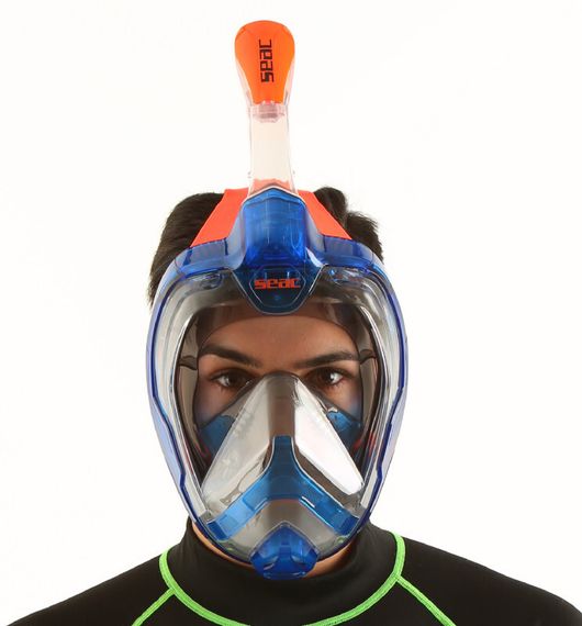 Маска полнолицевая Seac Magica Blue/Orange