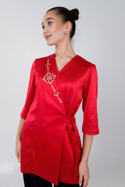 Блузка с чувашской вышивкой