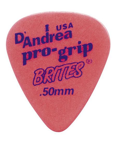 Медиаторы, дерлин, 72шт, 0.50мм, D'Andrea RPGB351-050TH ProGrip Brites