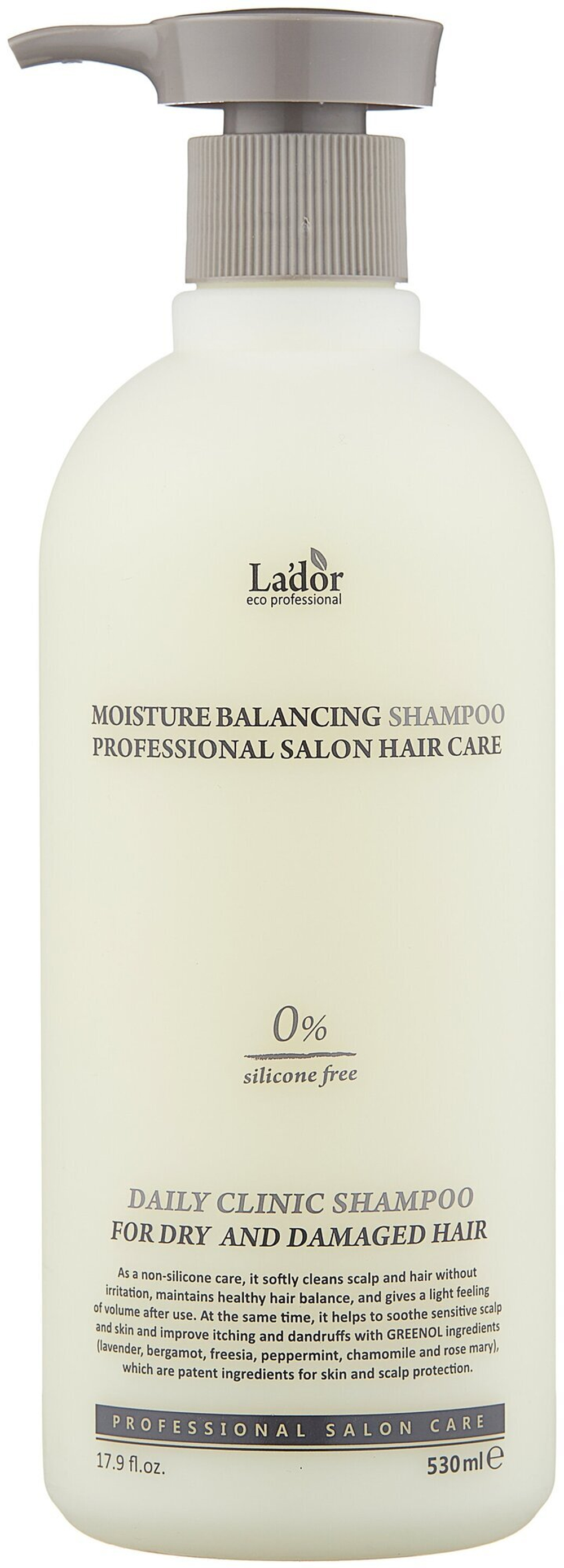 Увлажняющий шампунь для волос La`Dor Moisture Balancing Shampoo, 530 мл