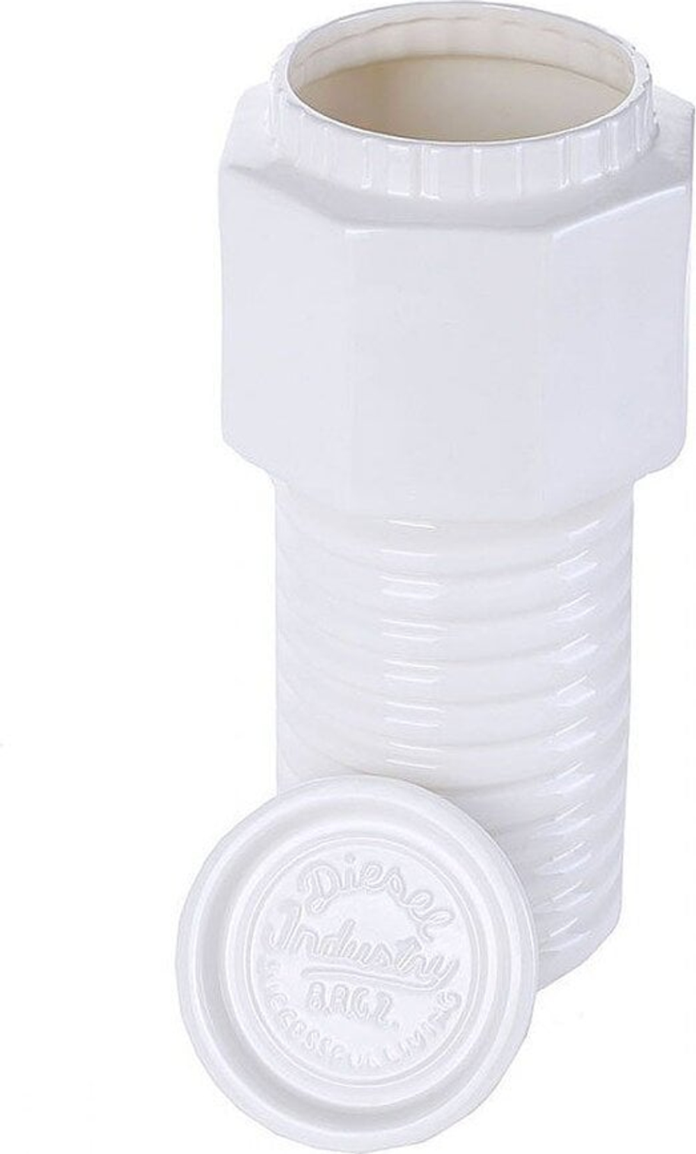 Банка для хранения Seletti Machine, фарфор, белая