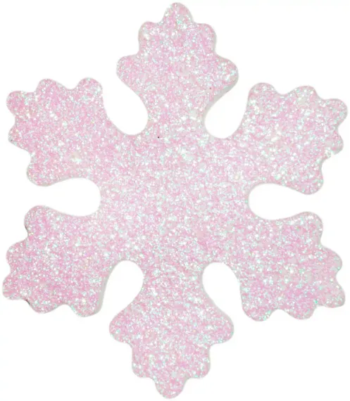 Снежинка из пенофлекса Облачко 100 мм., белый, ПромЕлка (CO-100WHITE)