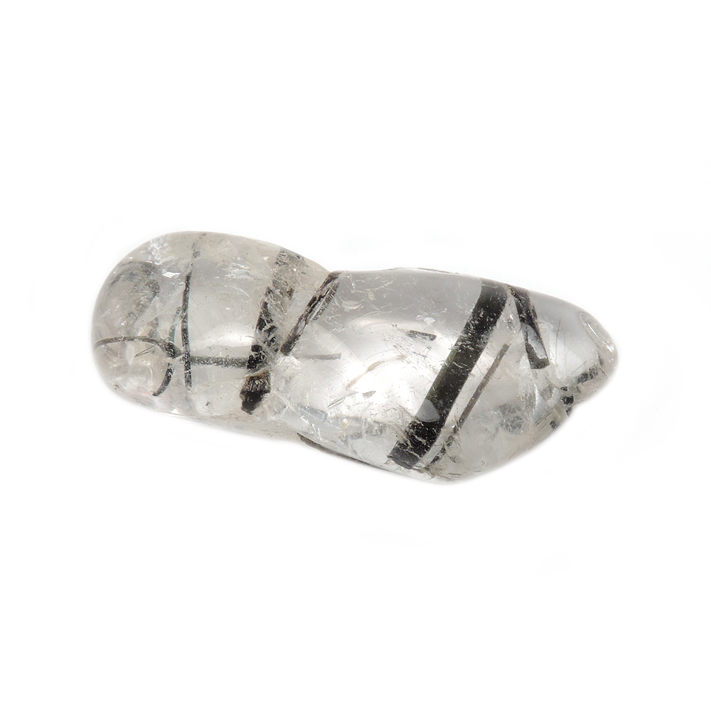 Кварц-волосатик с турмалином шерлом асс.