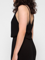 Cорочка из вискозного трикотажного полотна в рубчик