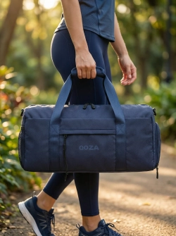 Сумка спортивная QOZA Limited Edition, тёмно-синяя, 21 л
