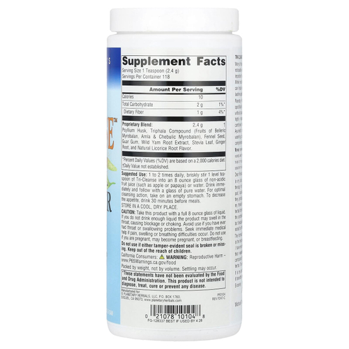 Planetary Herbals, TRI-Cleanse ™, комплексное очищающее средство, 283,5 г (10 унций)