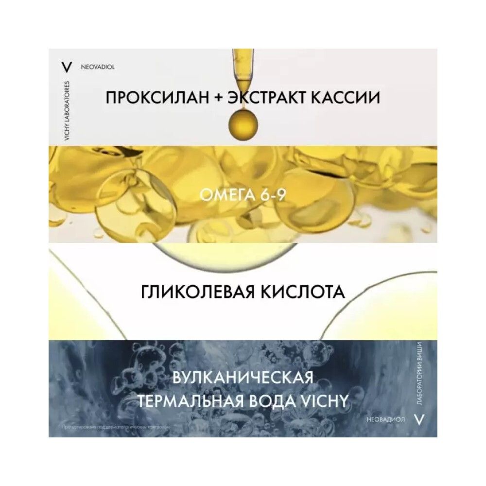 Vichy Neovadiol Meno 5 Bi-Serum Бифазная сыворотка для кожи в период менопаузы, 30 мл