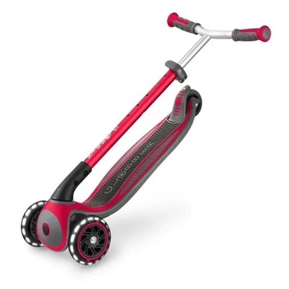 Самокат Globber Master Lights красный