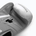 Боксёрские перчатки Hayabusa T3 white/grey