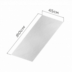 1-Touch Полотенце Хлопок (сетка) Люкс белое 45х90 поштучно, 50шт