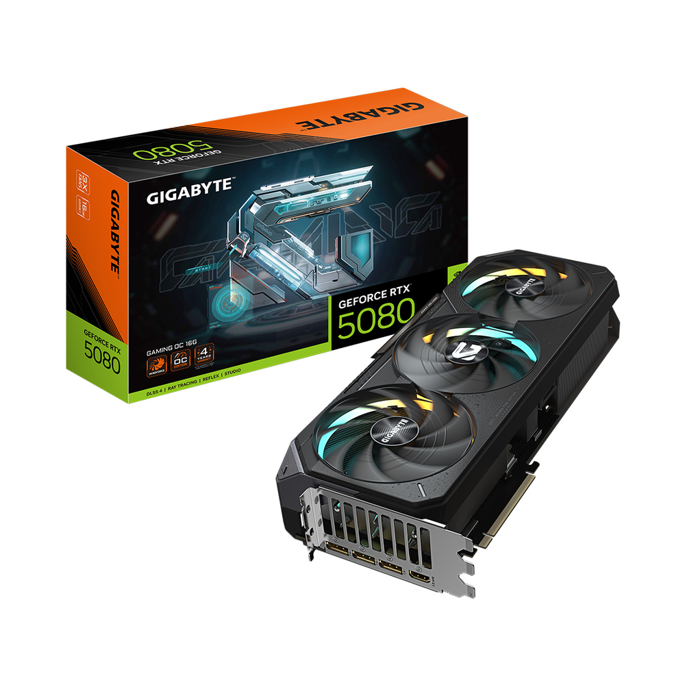 Видеокарта Gigabyte (GV-N5080GAMING OC-16GD) RTX5080 GAMING OC 16G