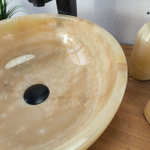 Раковина из оникса Bowl Yellow BO-66081 40*40*15 из натурального камня