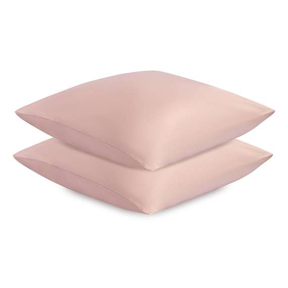 Набор наволочек из премиального сатина цвета пыльной розы из коллекции essential, 70х70 см