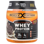 Body Fortress, суперусовершенствованный сывороточный протеин, печенье со сливками, 810 г