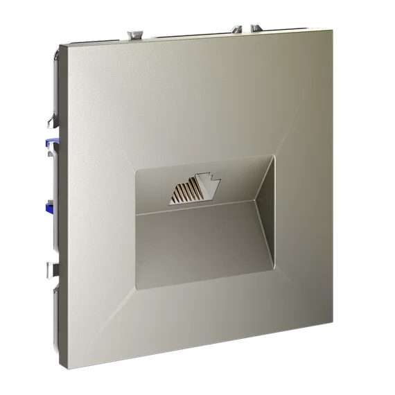 Розетка компьютерная встраиваемая VOLTUM S70 RJ45 кат.6, (шелк)