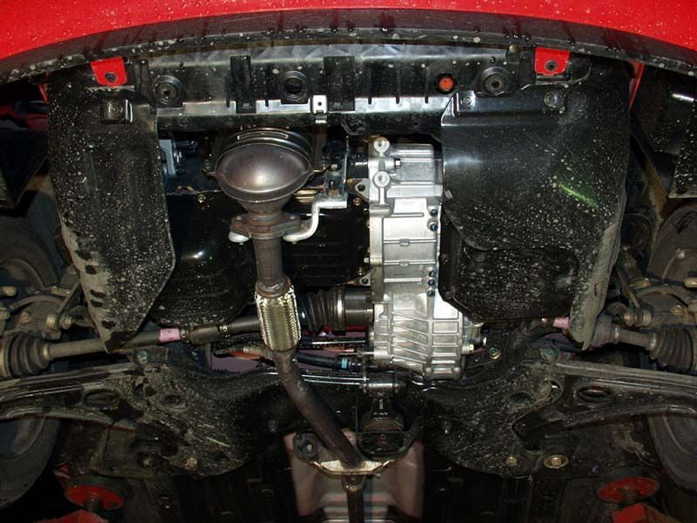 Защита картера и КПП Sheriff для Hyundai Getz I (TB) 2002-2011 арт.10.0930