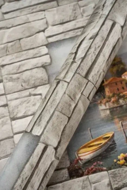 Обои бумажные, моющиеся, полуметровые, 0,53*10м, Рандеву 7