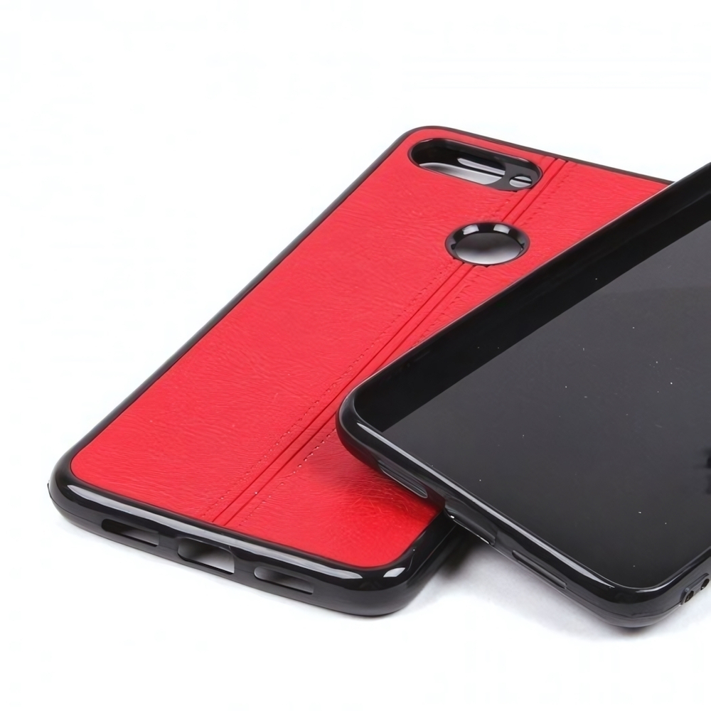 Панель из экокожи для Xiaomi Mi8 Lite, 010498 Черный