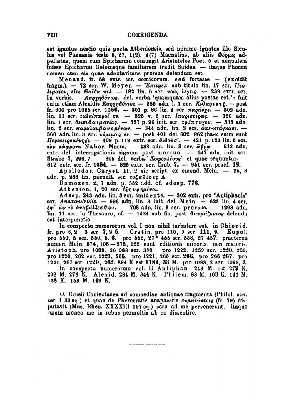 Comicorum Atticorum Fragmenta. Volume 3 | Theodor Kock