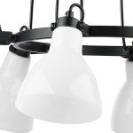 761160 Люстра ACROBATA 6х40W E14 ЧЕРНЫЙ/БЕЛЫЙ