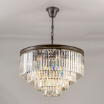 Citilux Мартин CL332141 Люстра хрустальная подвесная Прозрачная