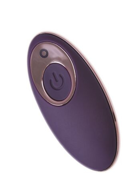 Фиолетовое виброяйцо с имитацией фрикций Bumpy