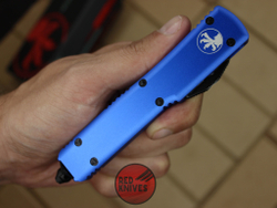 Нож Microtech Ultratech S/E - синяя рукоять, стандартный клинок сатин RK-379