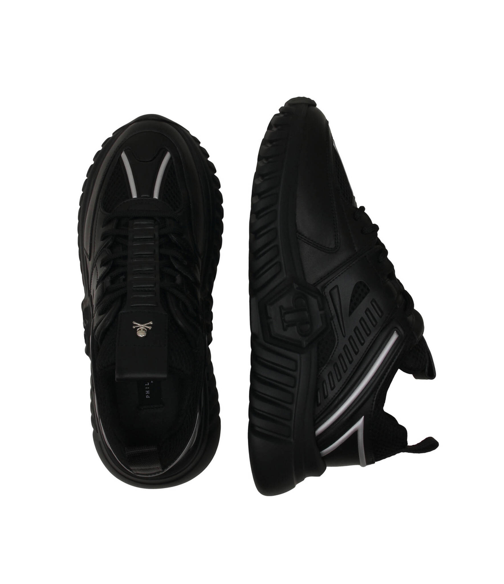 Кожаные кроссовки Philipp Plein - черный(USC0405 PLE075N)