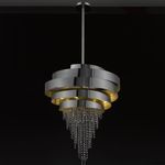 Люстра 68044 black chrome