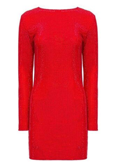 Платье мини с открытой спиной