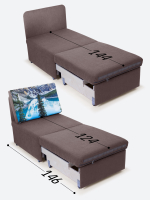 Кресло-кровать "Миник", купон Пейзаж