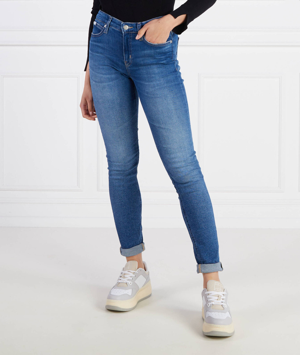 Джинсы MID RISE SKINNY CALVIN KLEIN JEANS - голубой(J20J219322)