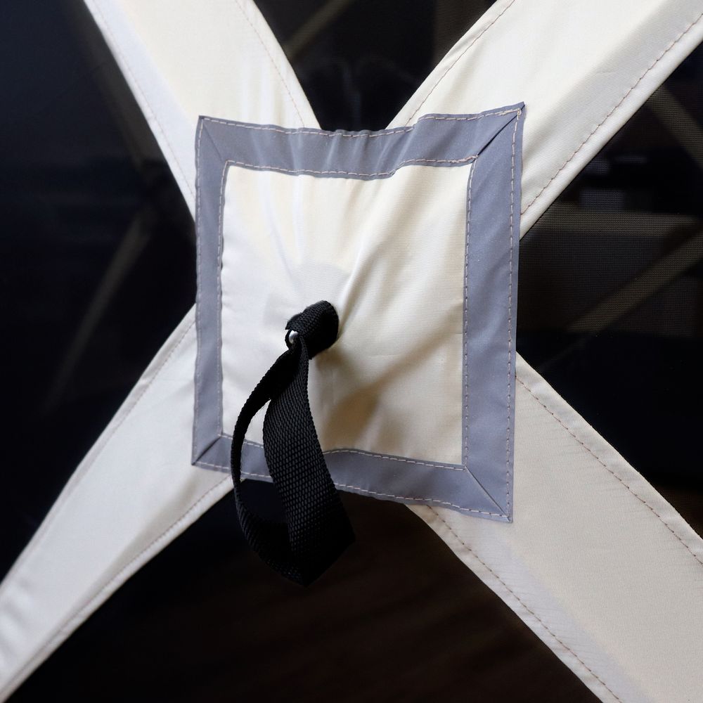 Шатер СЛЕДОПЫТ быстросборный, 2,1х2,1 м, h-2,05 м, S по полу 4,4 кв.м