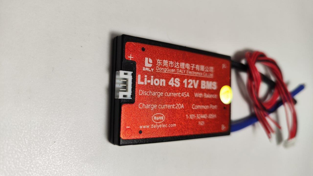 Плата контроля BMS Li-ion 4S 12V 45A