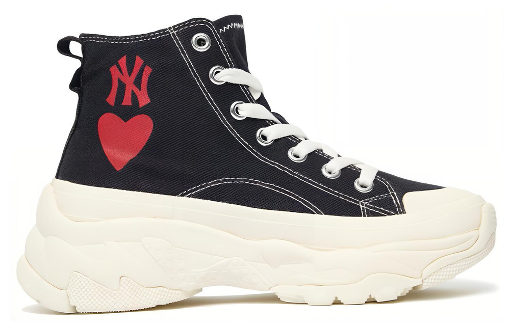 MLB Chunky High comfortable all-match high-top canvas shoes for men and women