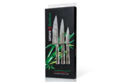 Набор из 3 кухонных стальных ножей "Поварская тройка" Samura BAMBOO SBA-0220
