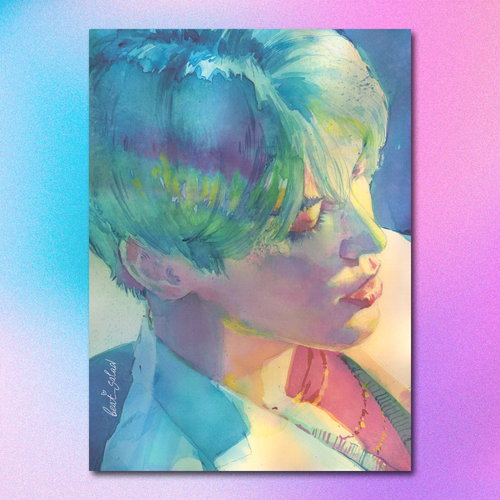 Арт принт / beat_salad / NCT / Тэён #3