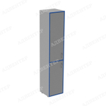 Серый/синяя кромка без орнамента