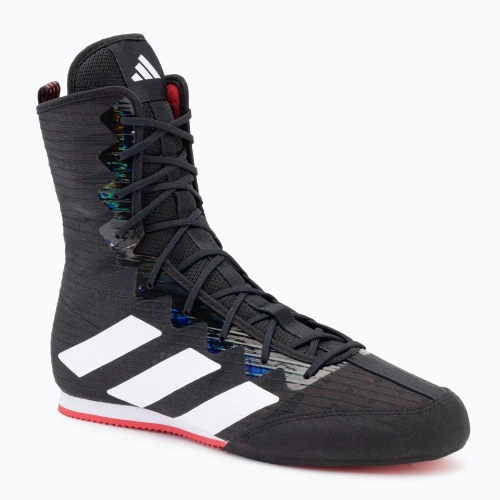Боксёрки Adidas Box Hog 4 core black/cloud white/pure ruby
