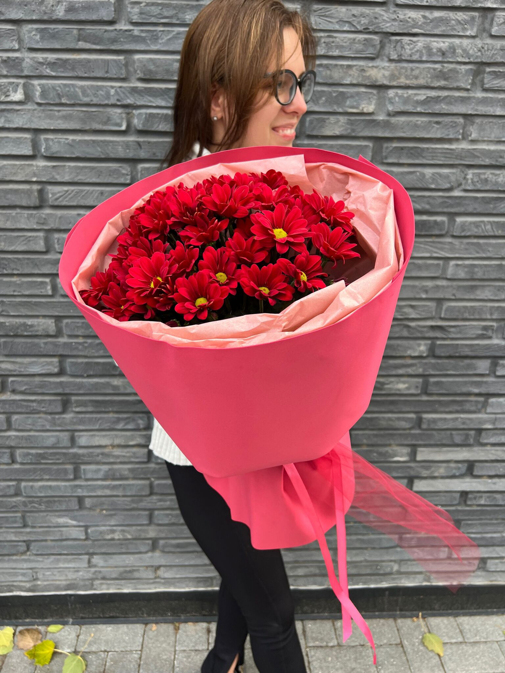 Букет хризантем 5 шт