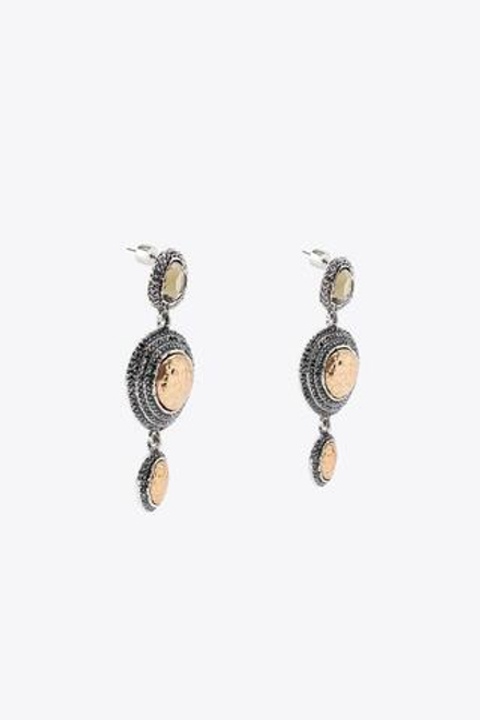 ZARA СЕРЬГИ СО СТРАЗАМИ, ЗОЛОТОЙ/СЕРЕБРЯНЫЙ