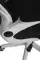 Кресло офисное Gramber С02 Сетка черная/Ткань черная/Белый